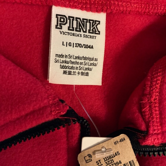 VS Pink Polar Fleece Half-Zip - Picture 5 of 6